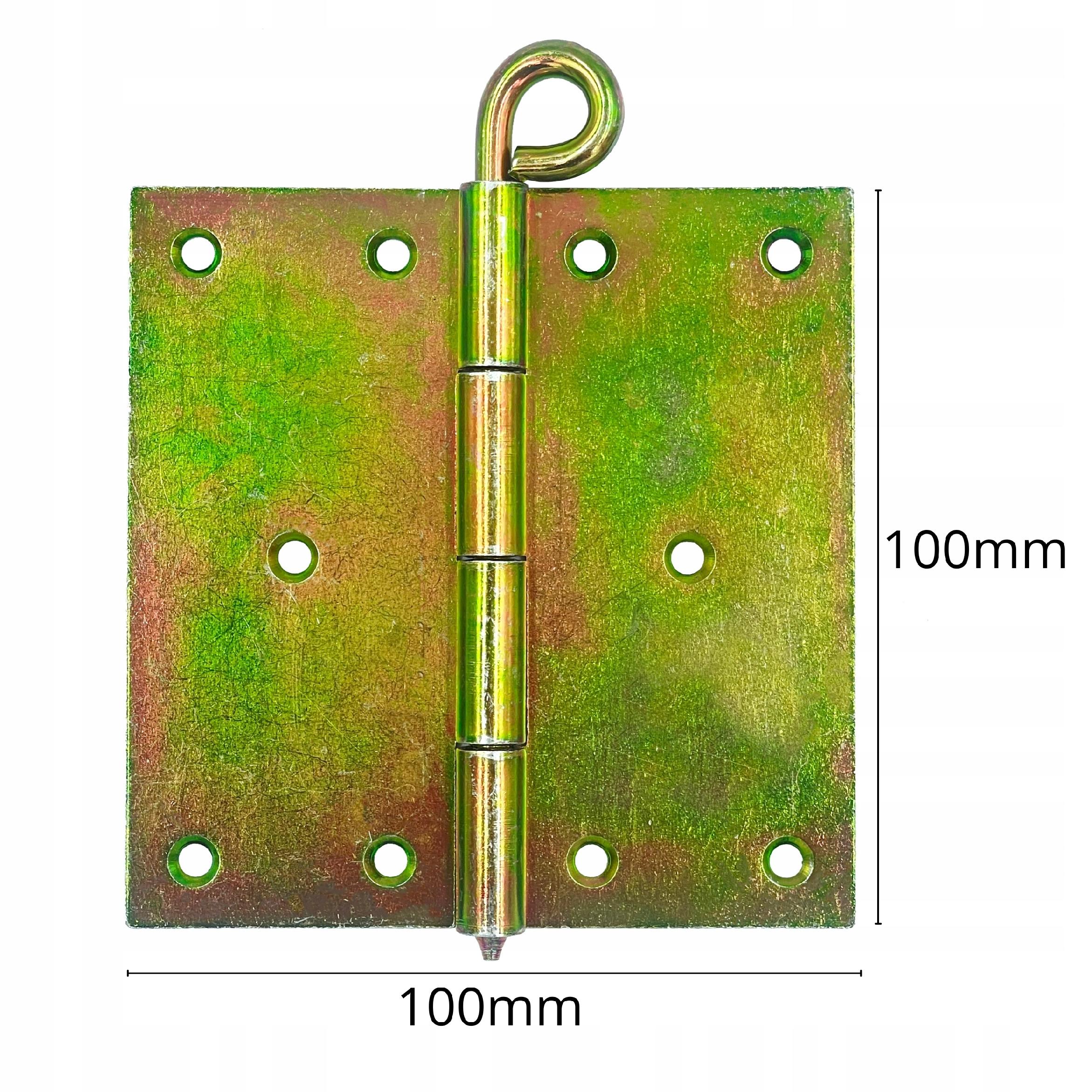 ZAWIAS ROZŁĄCZNY 100X100 MM BUDOWLANY PŁASKI - obrazek 2