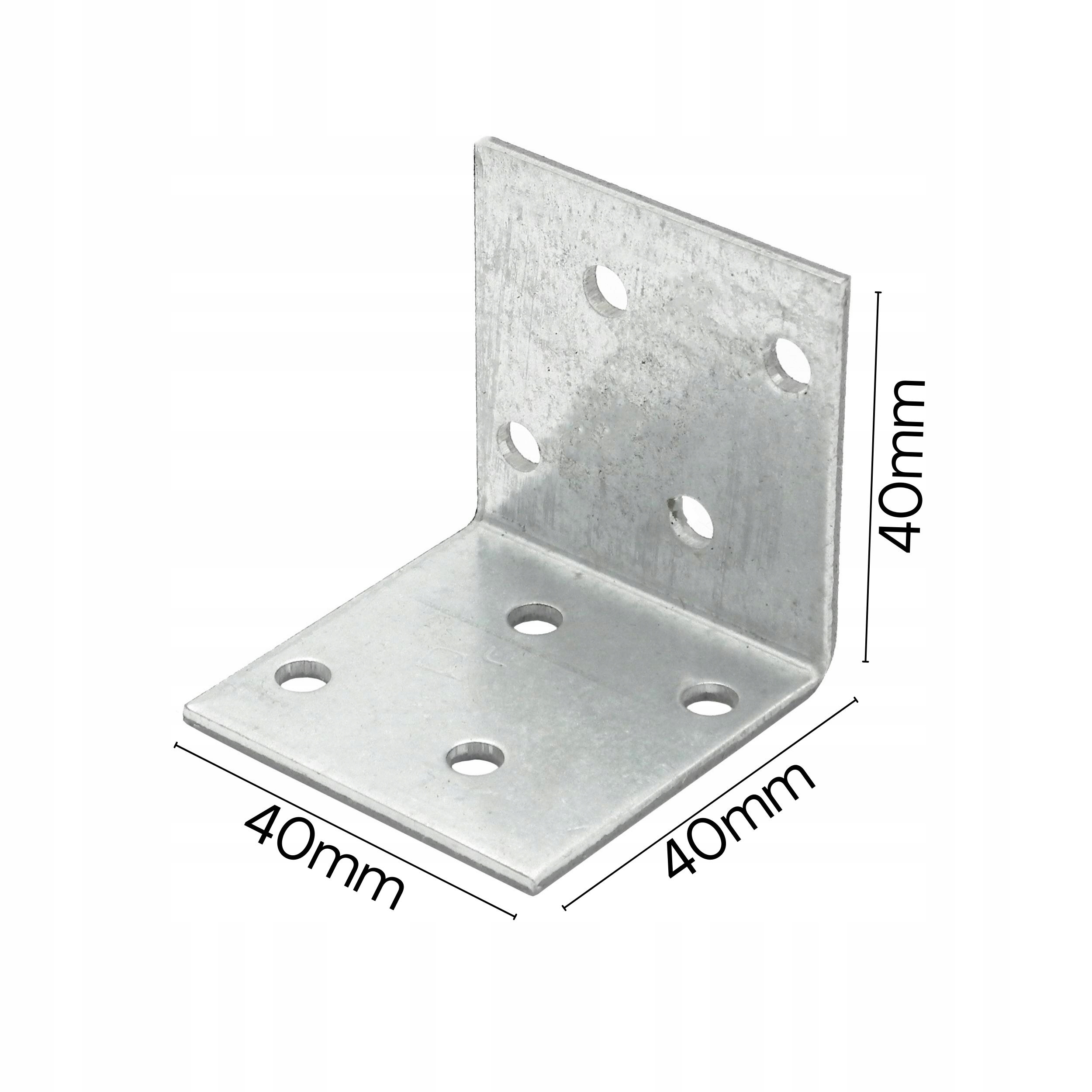KĄTOWNIK montażowy perforowany 40x40x40mm - obrazek 2