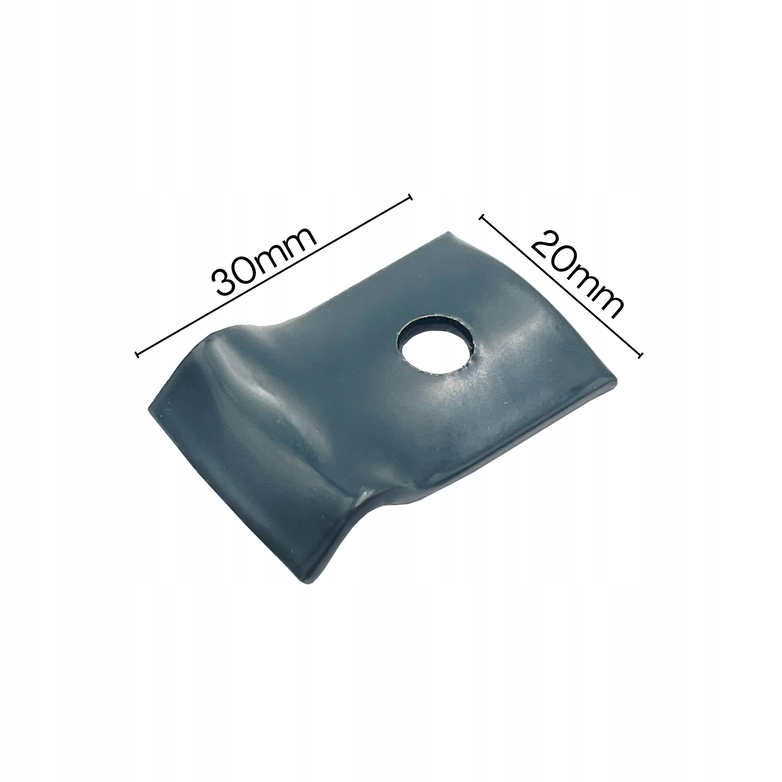 Przelotka blaszkowa, uchwyt do drutu, kolor 10szt - obrazek 2