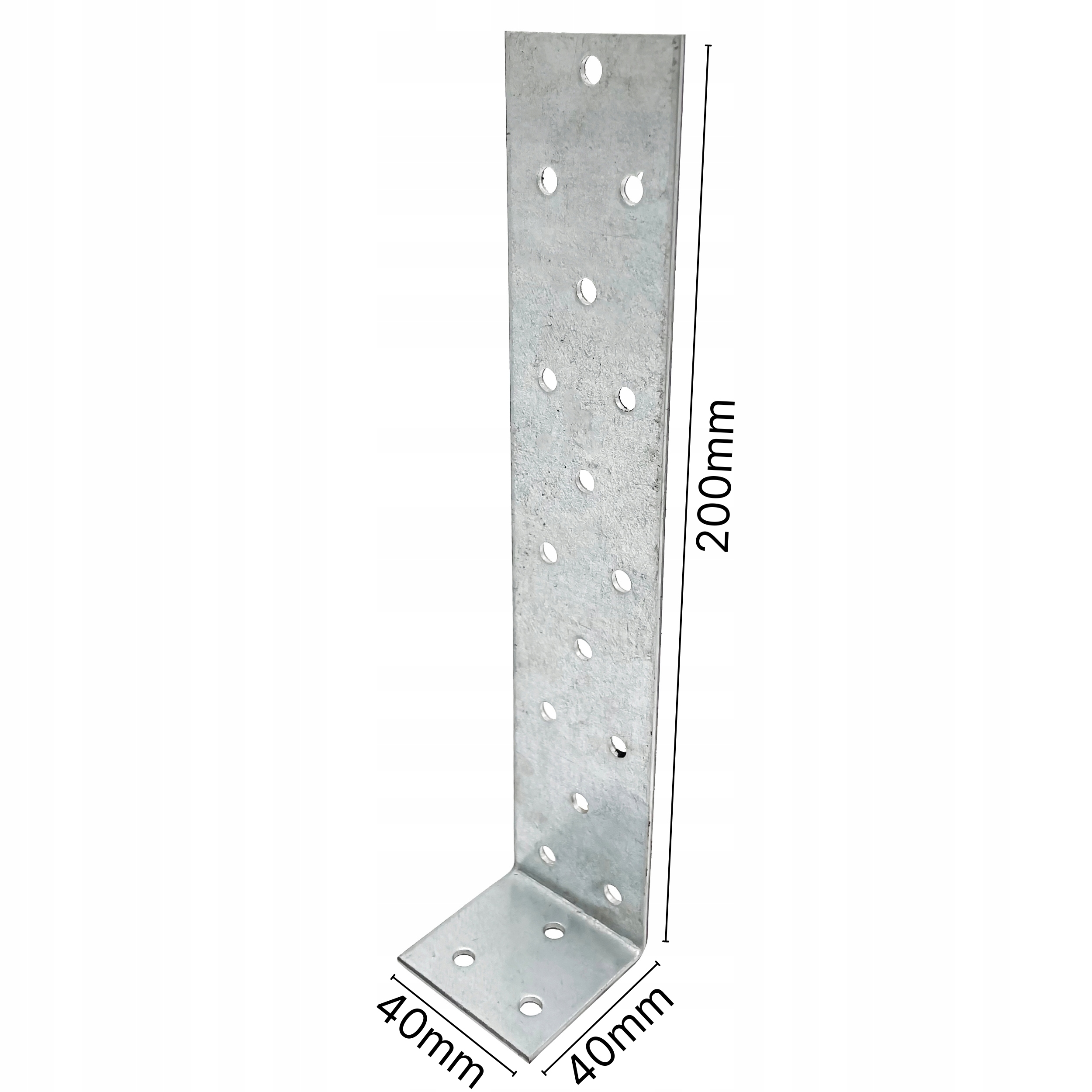 KĄTOWNIK kotwowy montażowy perforowany 200x40x40mm - obrazek 2